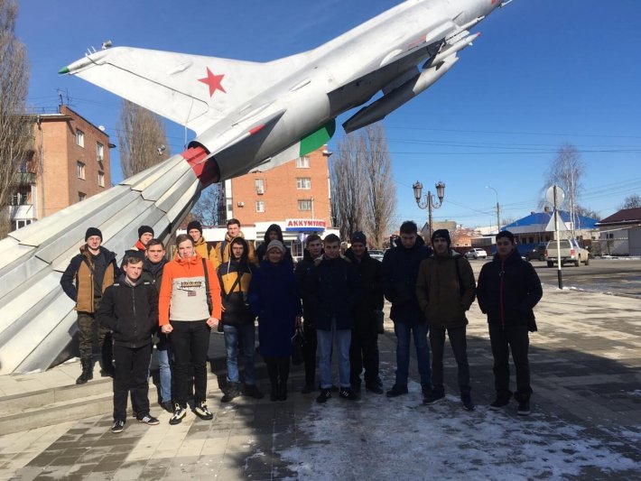 Посещение музея воинской славы &quot;АВВАКУЛ&quot; в Армавирском военно-воздушном авиационном училище летчиков