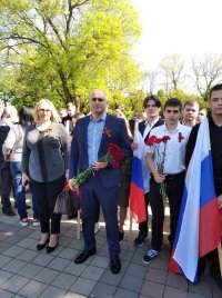 9 мая в парке Победы состоялся торжественный митинг, посвященный празднованию 77 годовщины Победы в Великой Отечественной войне