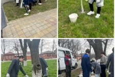 Участие в субботнике. 29 марта обучающиеся АМТТ приняли активное участие в городском субботнике. Они побелили деревья в сквере по ул. Кирова
